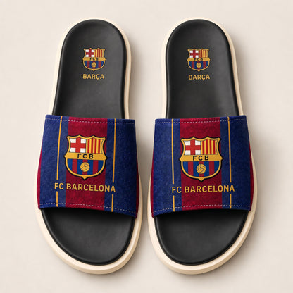 Barca FC Comfort Luxury Leather Sandals