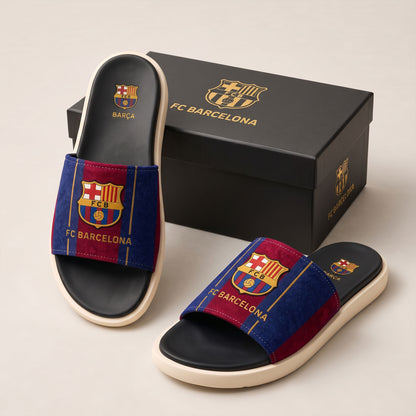Barca FC Comfort Luxury Leather Sandals