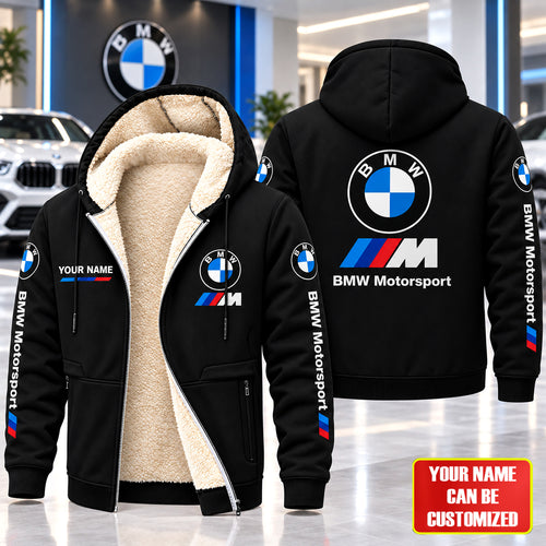 Personalized BW Motorsport Fleece Unisex Hooded Jacket