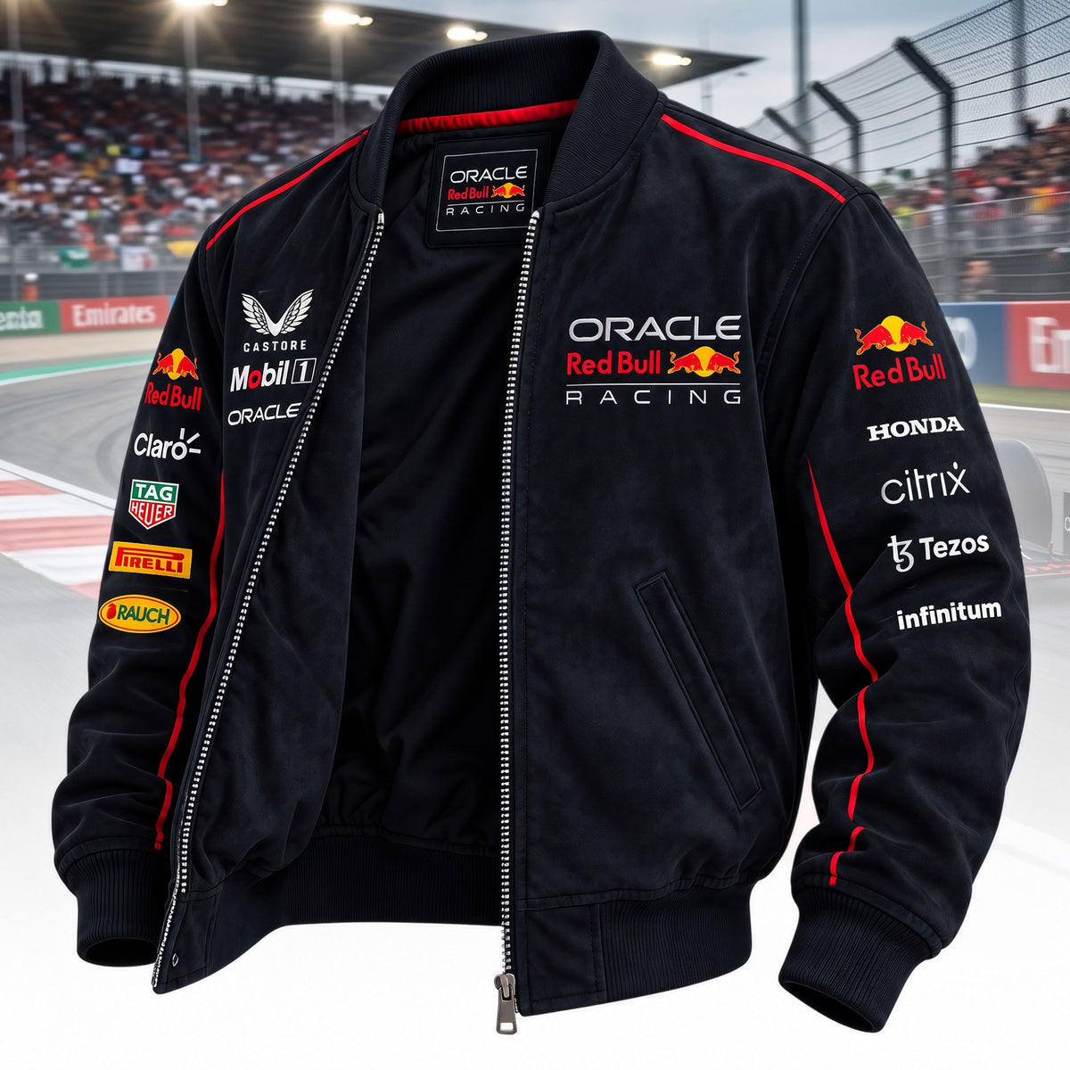 Rb Racing Faux 2026 Bomber Jacket