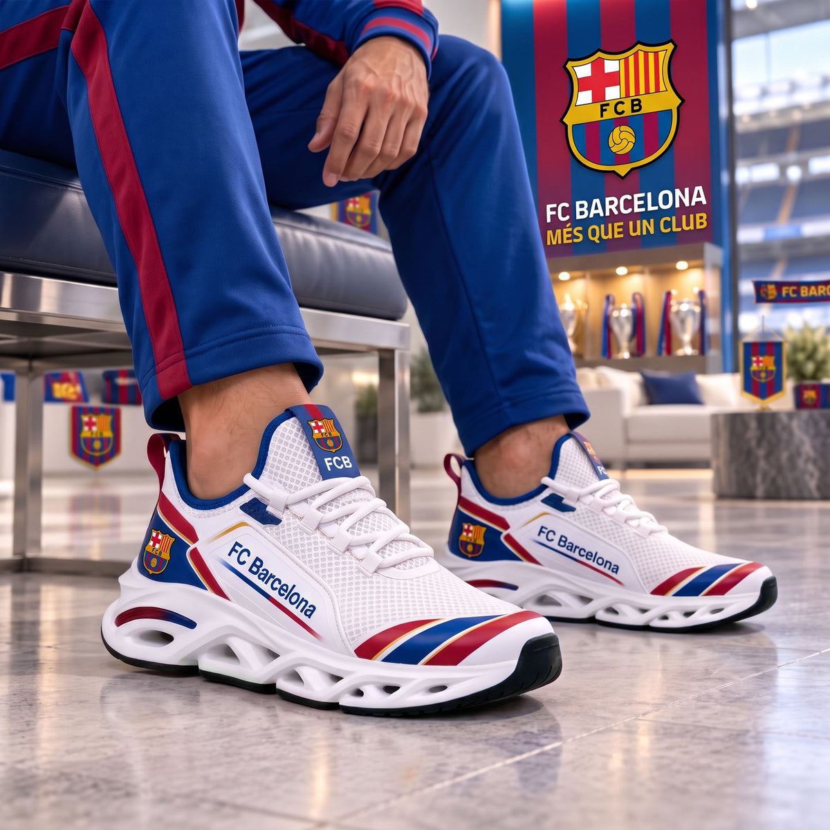 Barca FC Layer Chunky Custom Sneaker