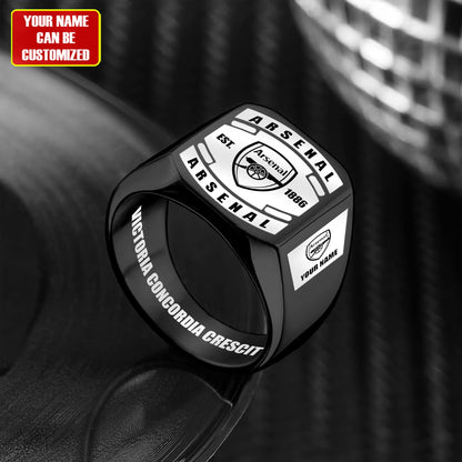Arsenal Custom Name Classic Design Ring