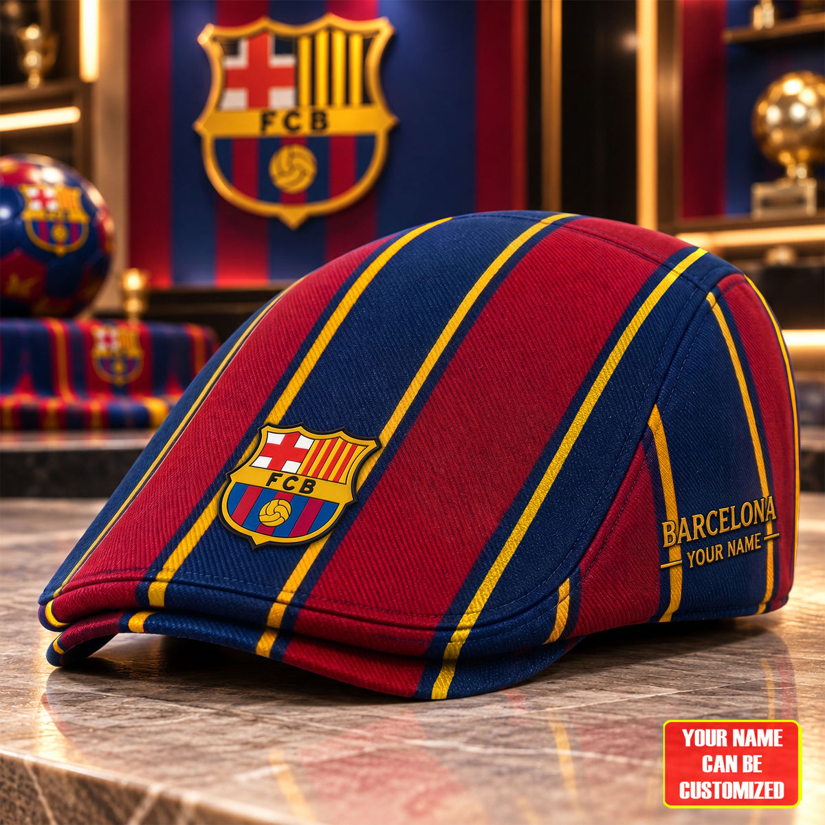 Barca FC Highland Ivy Cap , Flat Cap
