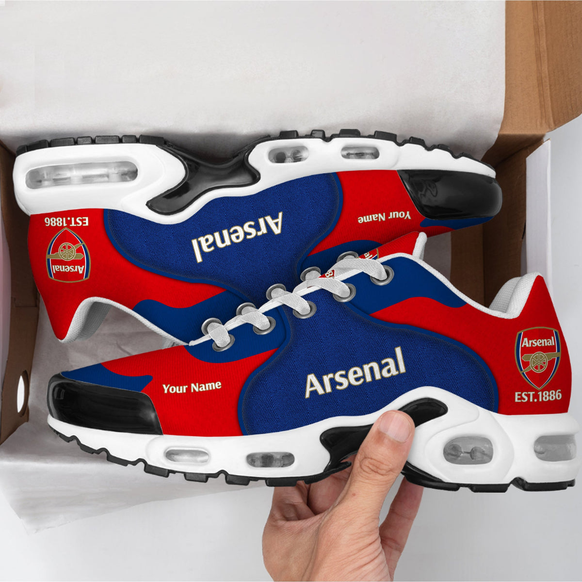 Personalized Arsenal 1886 Air Cushion Sneaker