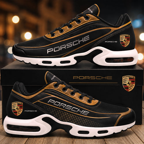 Pors Vintage Leather Air Cushion Sneaker