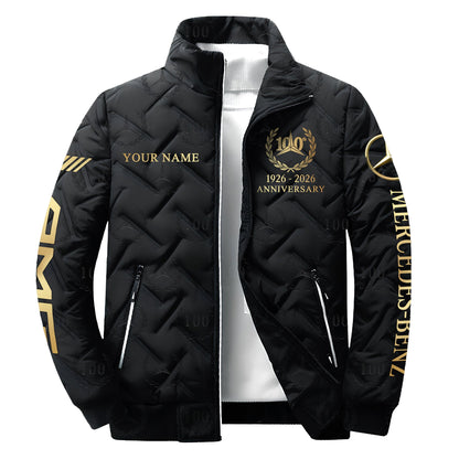 Personalized Merc 100th Anniversary Luxury Puffer Jacket