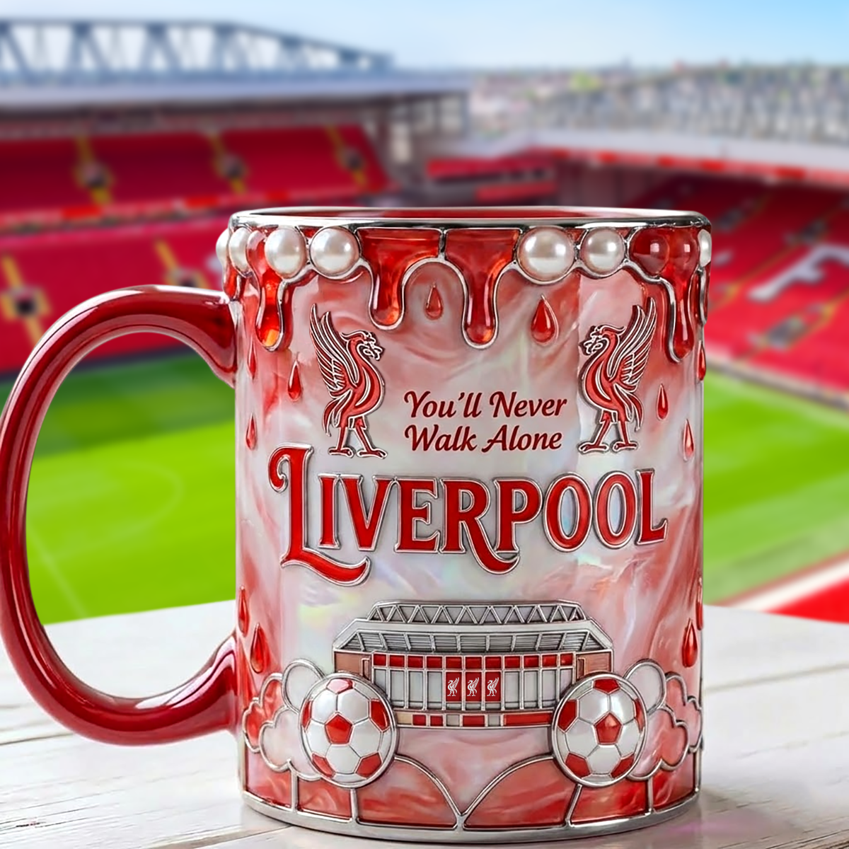 LVP FC Accent Mug , Cream Mug Gifts , Holiday Gifts