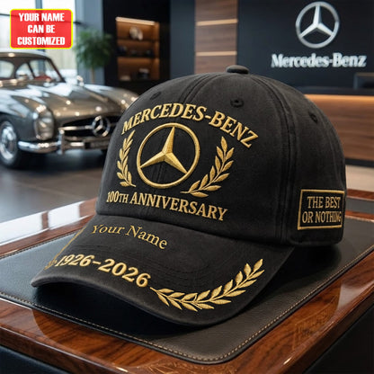 Personalized Merc 100th Anniversary Luxury Classic Cap