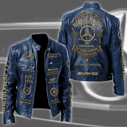 Merc 100th Anniversary Vintage Collar Leather Jacket (1926-2026)