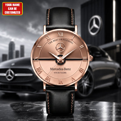 Personalized Merc Royal Heritage Leather Watch
