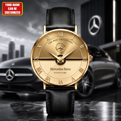 Personalized Merc Royal Heritage Leather Watch