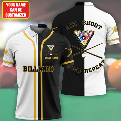 Personalized Name Billiard Q11 All Over Printed Unisex Shirt Q110410