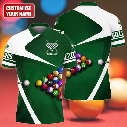 Personalized Name Billiard Q9 All Over Printed Unisex Shirt