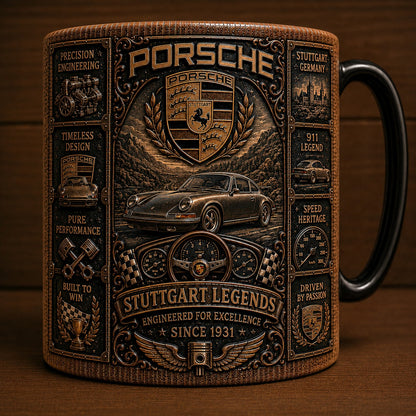 Personalized Pors Vintage Accent Mug , Cream Mug Gifts , Holiday Gifts