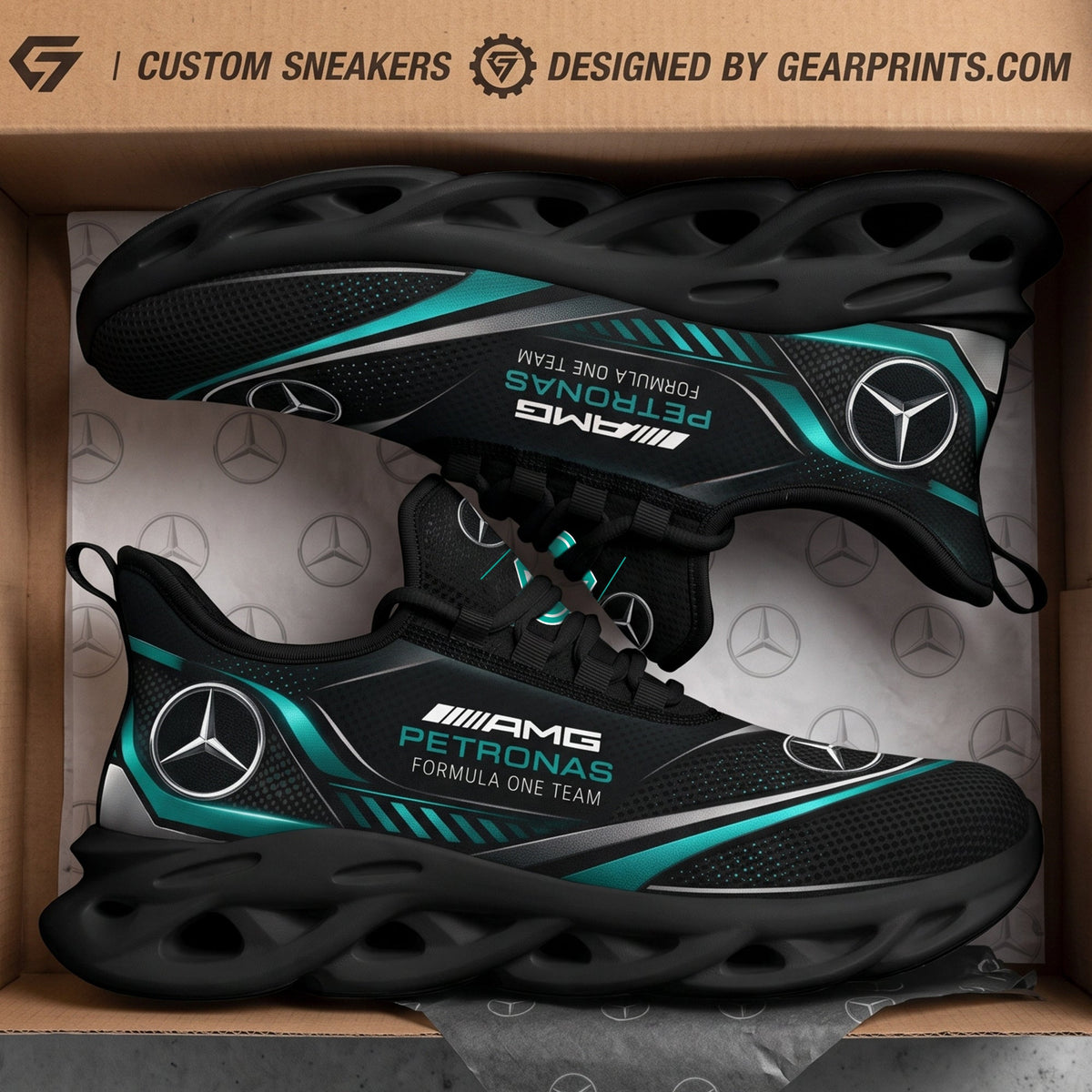 Merc AMG Petronas 2026 Sport Chunky Custom Sneaker