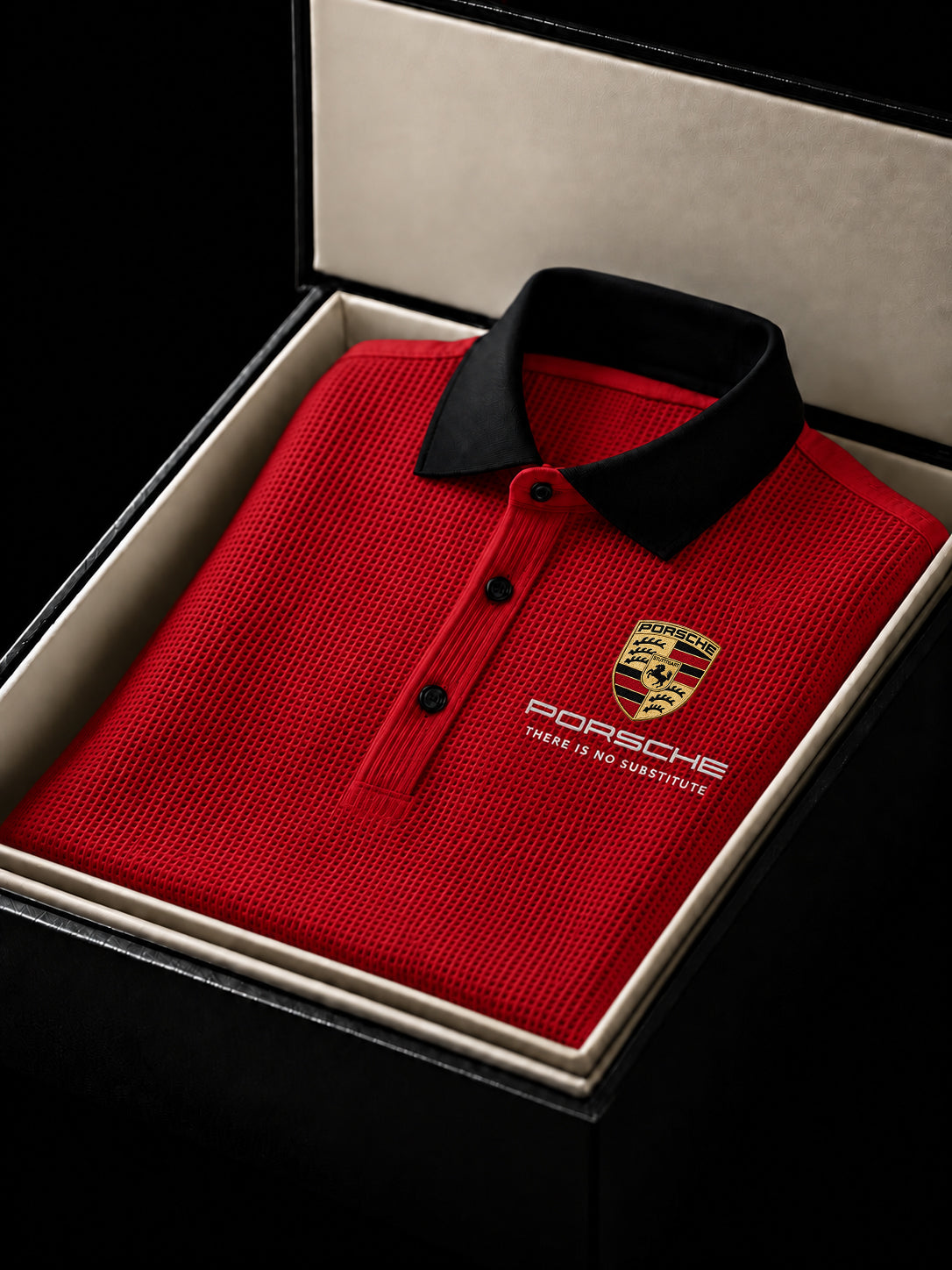 Personalized Pors Waffle Knit 2026 Polo Shirt