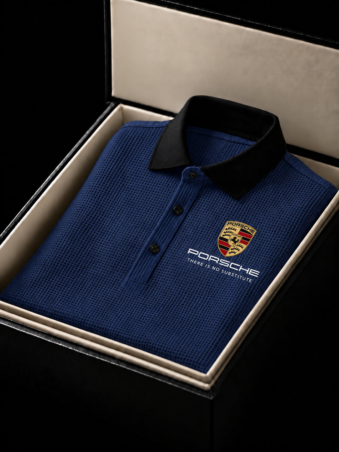Personalized Pors Waffle Knit 2026 Polo Shirt