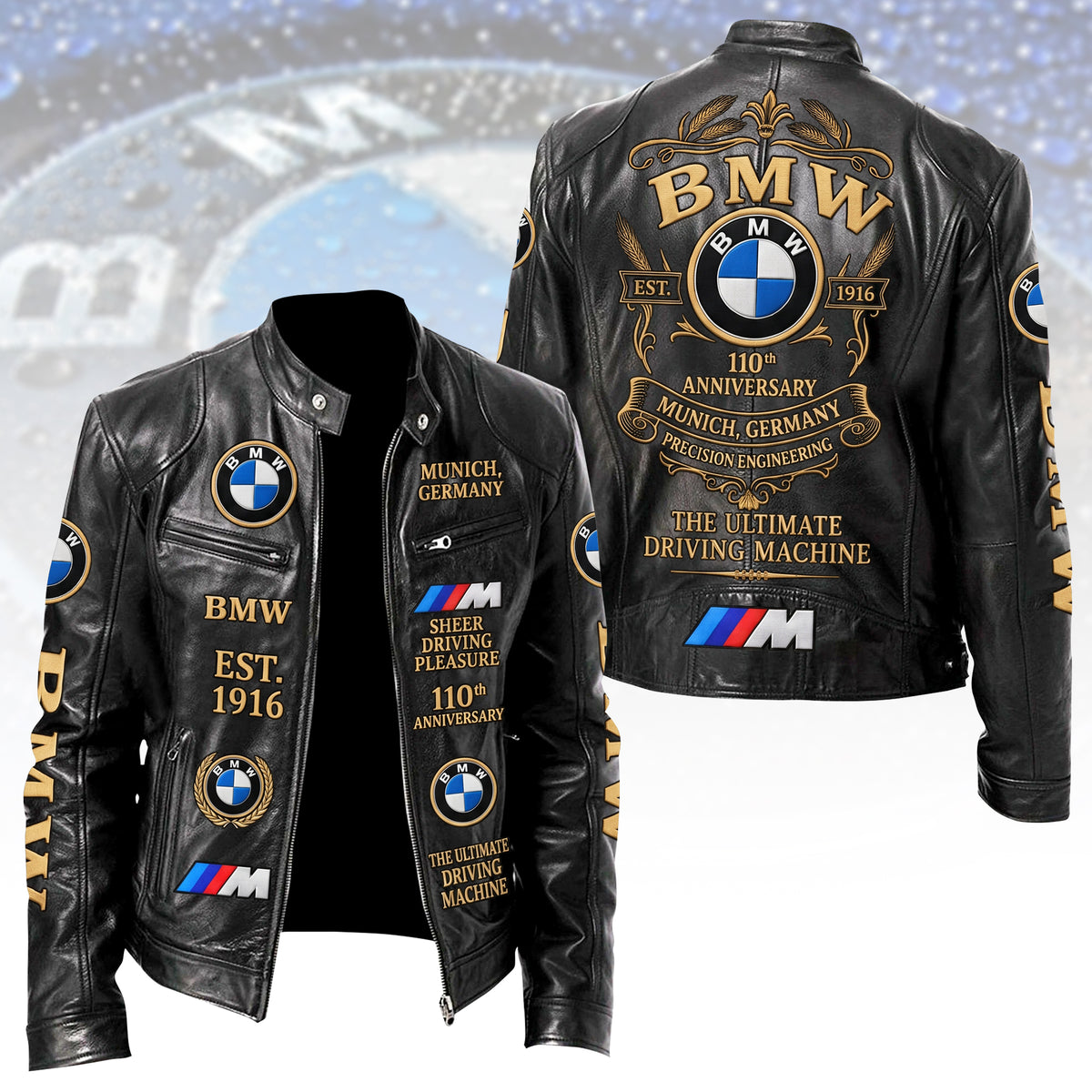 BW 110TH Anniversary Vintage Collar Leather Jacket (1916-2026)