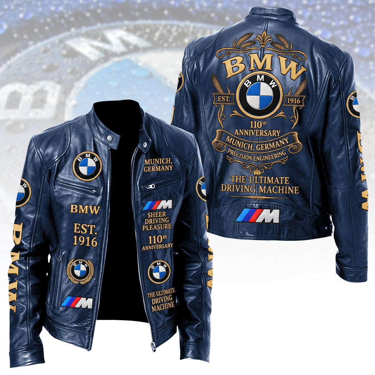 BW 110TH Anniversary Vintage Collar Leather Jacket (1916-2026)