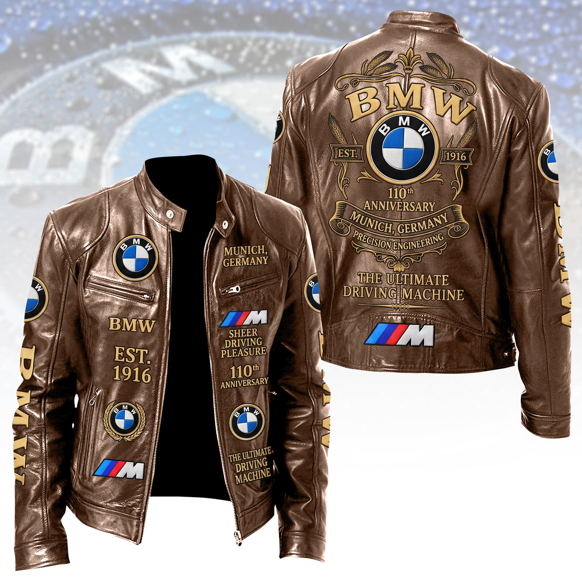 BW 110TH Anniversary Vintage Collar Leather Jacket (1916-2026)