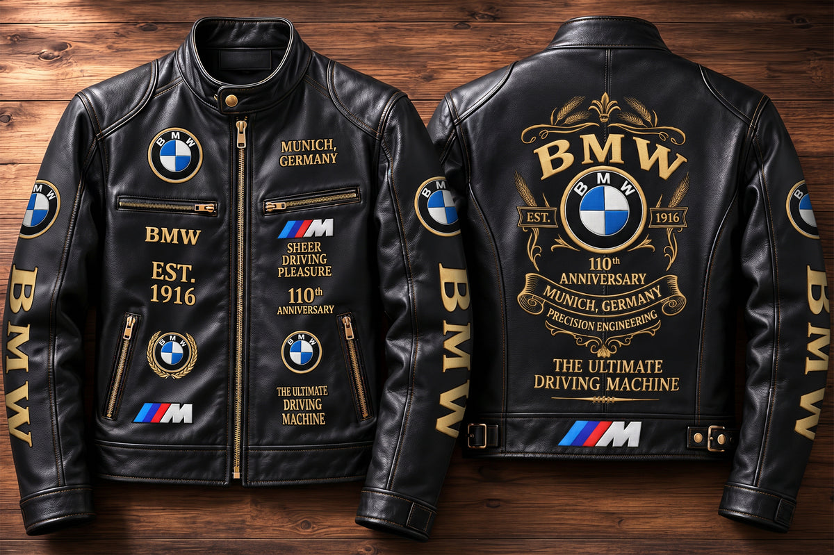 BW 110TH Anniversary Vintage Collar Leather Jacket (1916-2026)