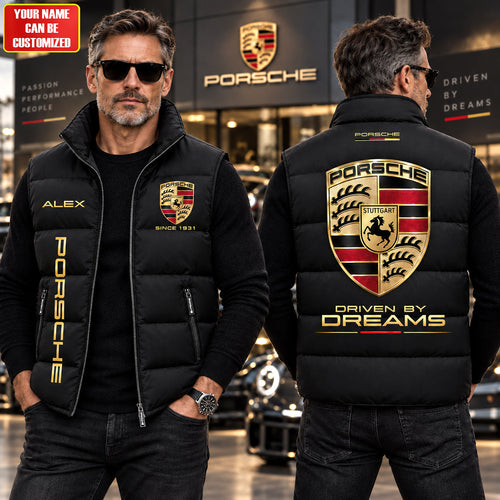 Pors Driven By Dreams Sleeveless Windproof Puffer Jacket
