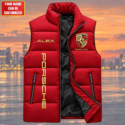Pors Driven By Dreams Sleeveless Windproof Puffer Jacket