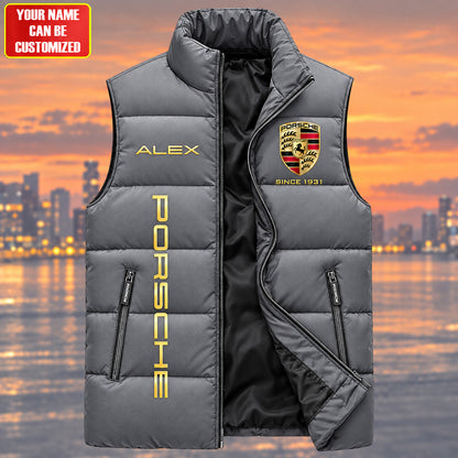 Pors Driven By Dreams Sleeveless Windproof Puffer Jacket