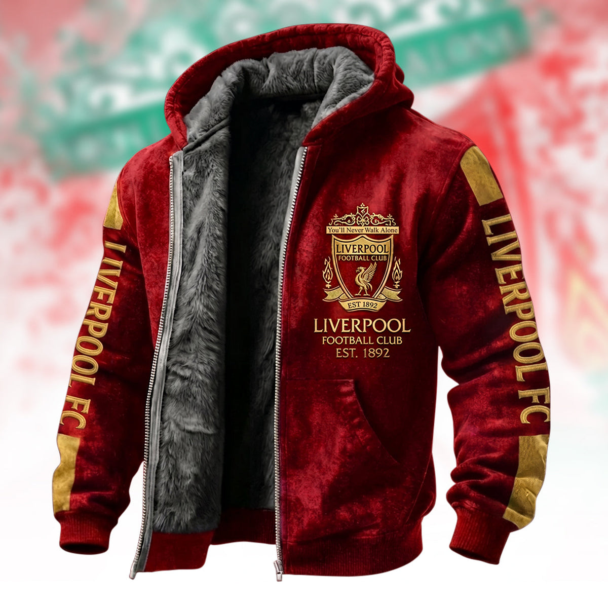 Personalized LVP Vintage Fleece inside Jacket