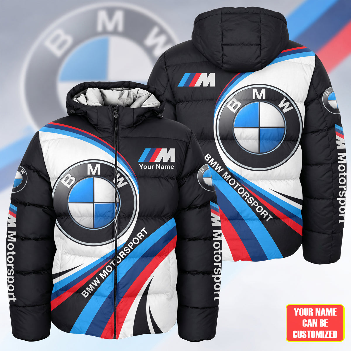 BW Motorsport 2026 Puffer Thermal Stand Collar Jacket V2