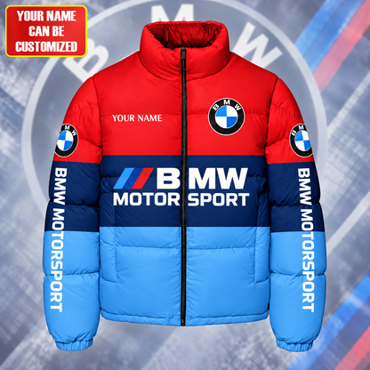 BW Motorsport Since 1916 Puffer Thermal Stand Collar Jacket