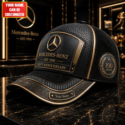 Personalized Merc Leather Vintage 100th Anniversary Classic Cap V6 (1926-2026)