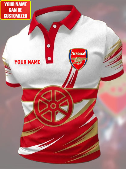 Personalized Arsenal FC Shirt , Set , Zipper Polo, Hoodie , Short , Polo , hawaii