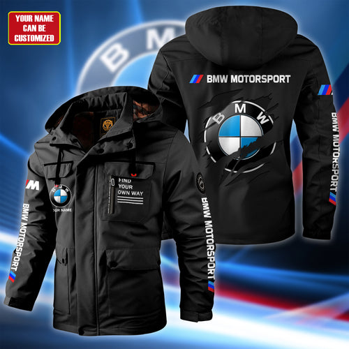 Personalized BW Motorsport 2026 Windbreaker Hooded Jacket