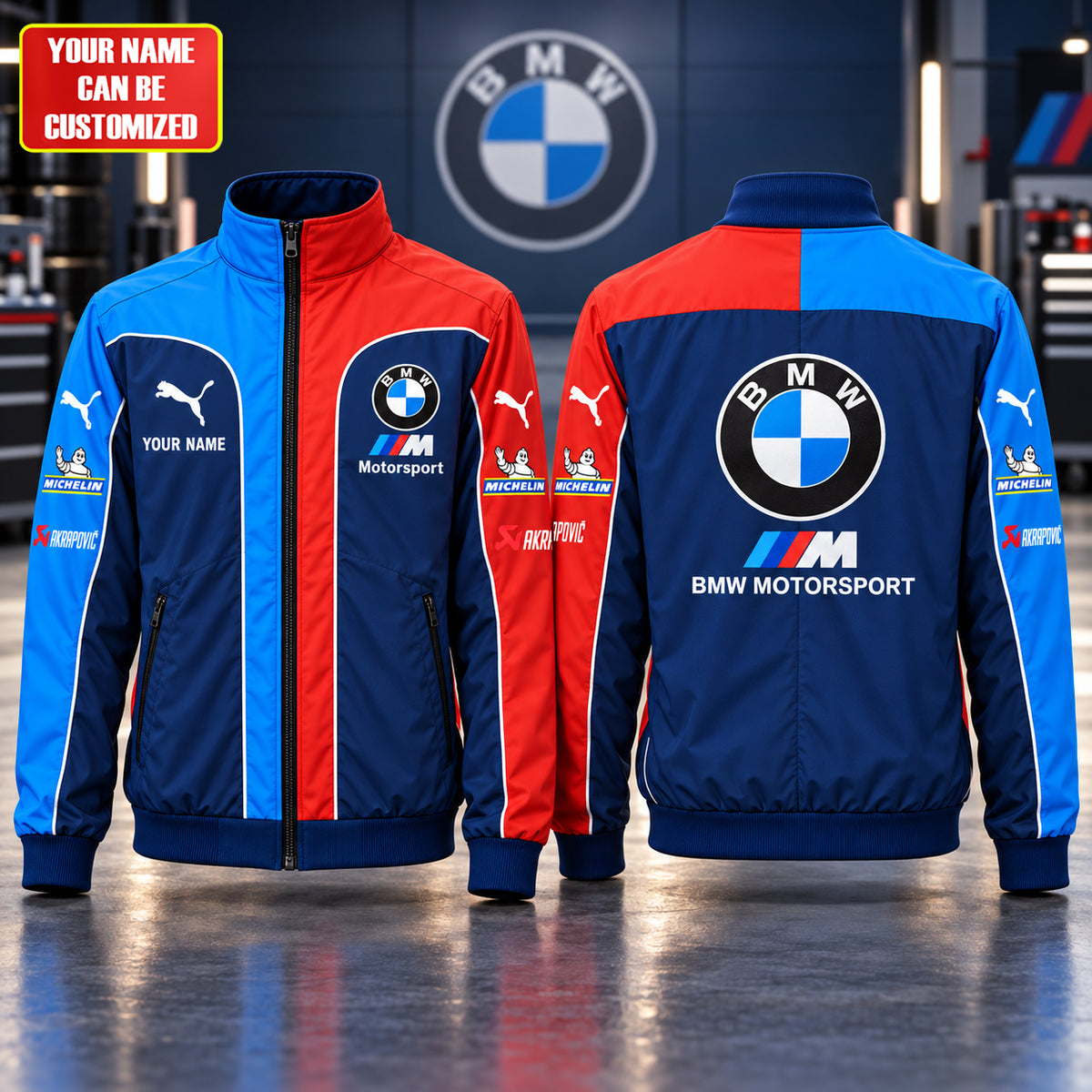 BW Motorsport 2026 Zipper Stand Collar Jacket