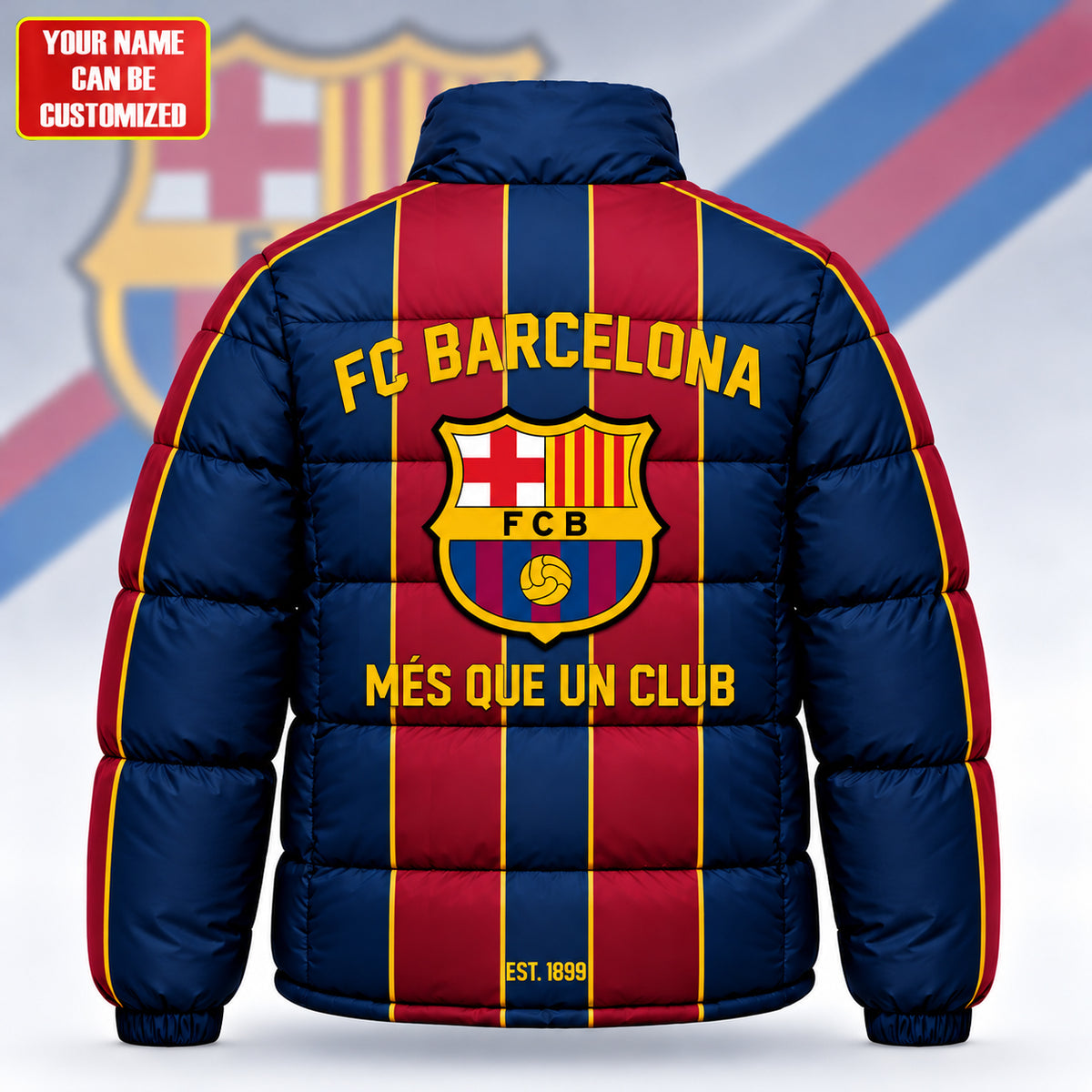 Barca FC 2026 Puffer Thermal Stand Collar Jacket