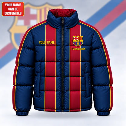 Barca FC 2026 Puffer Thermal Stand Collar Jacket