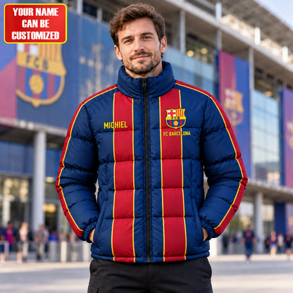 Barca FC 2026 Puffer Thermal Stand Collar Jacket