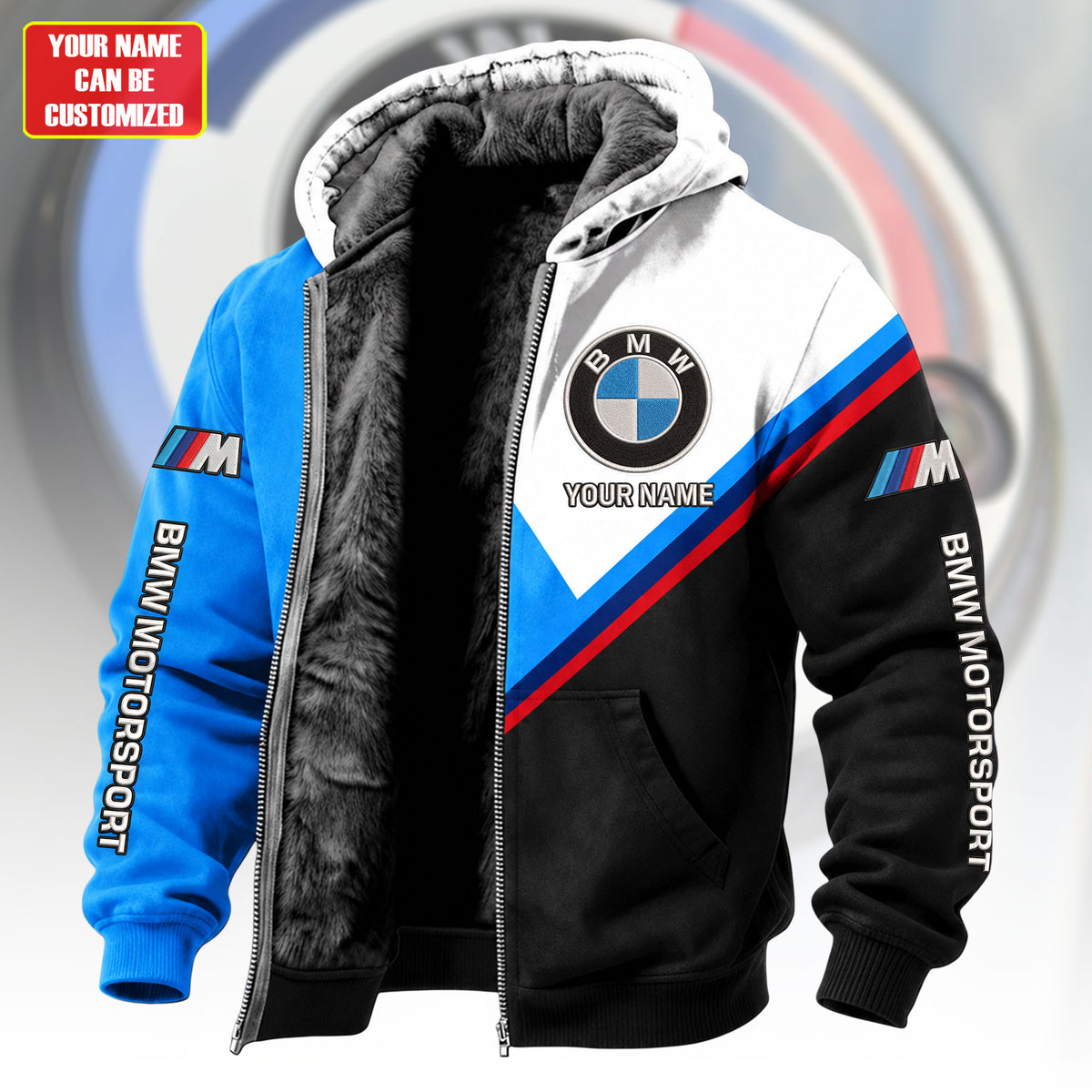 Personalized BW Motorsport 2026 Fleece inside Jacket