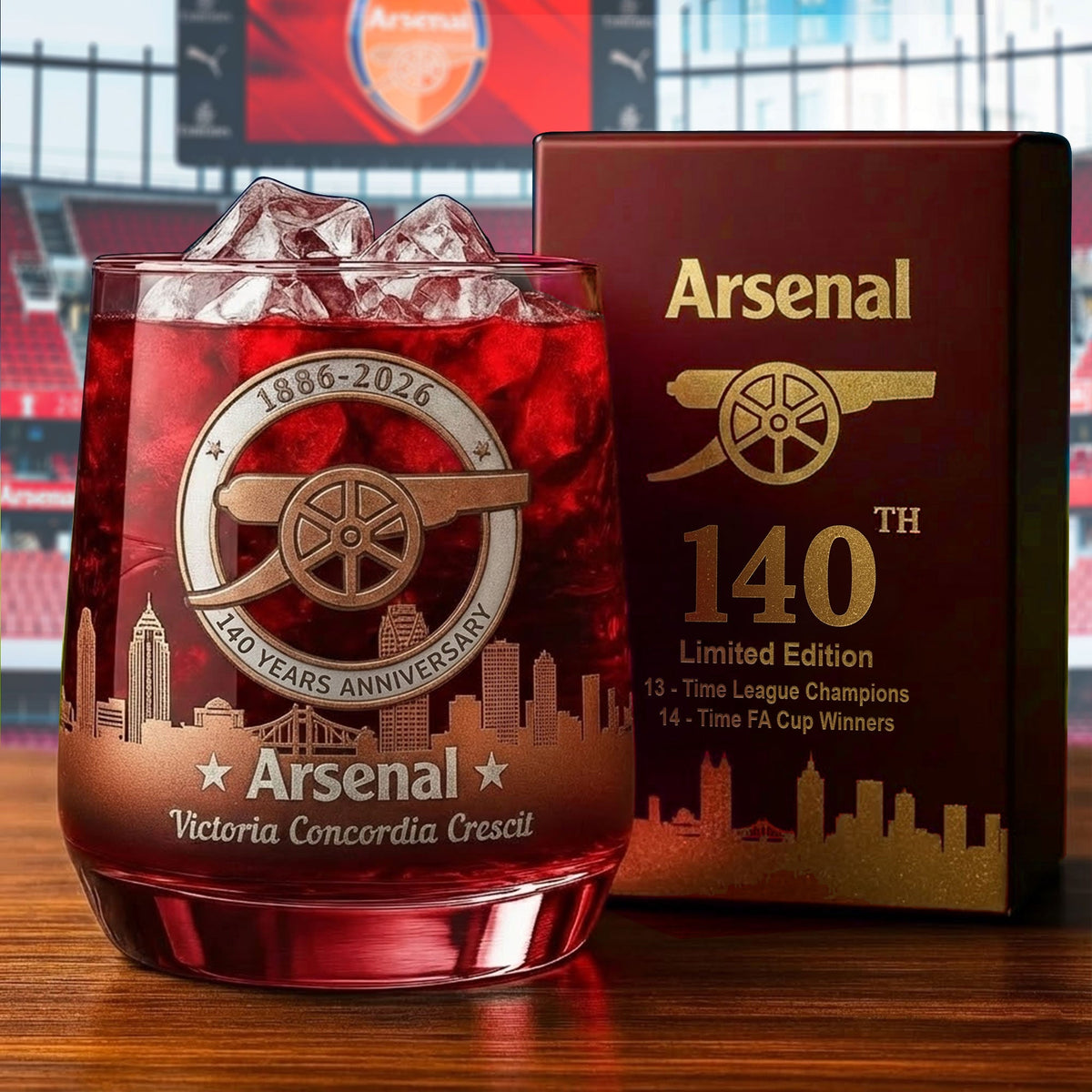 Personalized ASN 140 Years Anniversary Whisky , ASN 140th Limited Edition Whiskey Glass, Holiday Gifts