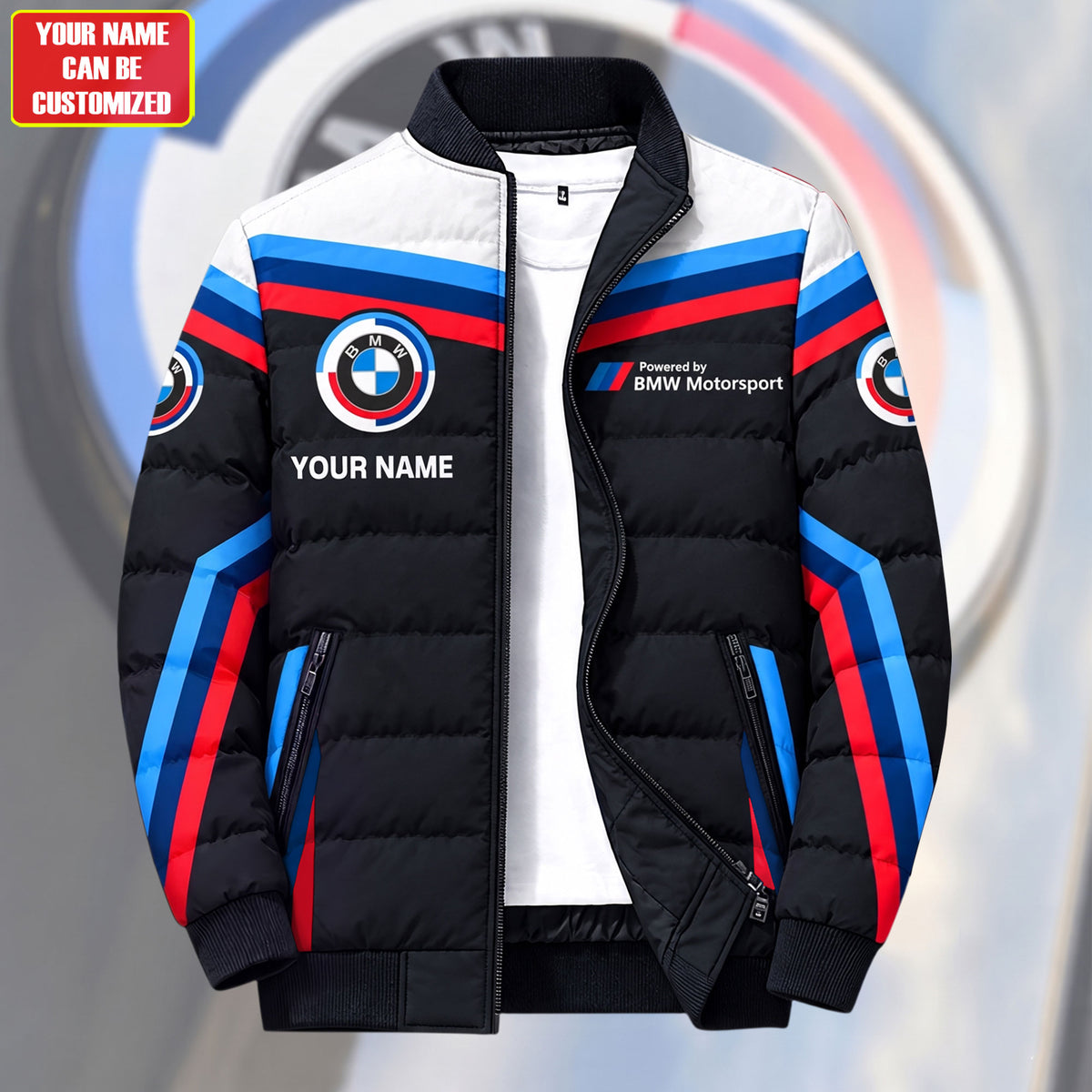 Personalized BW Motorsport 2026 Puffer Jacket 3D