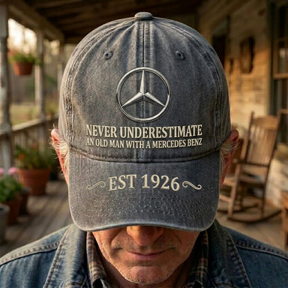 Merc Old Man Denim Classic Cap (1926-2026)