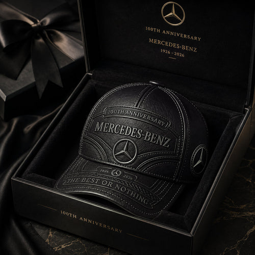 Merc 100TH Anniversary Edition Leather Cap (1926-2026)
