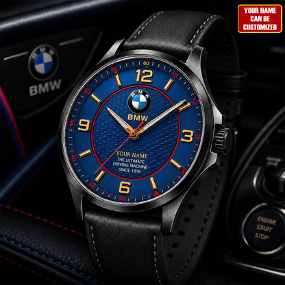 Personalized BW Since 1916 Leather Watch