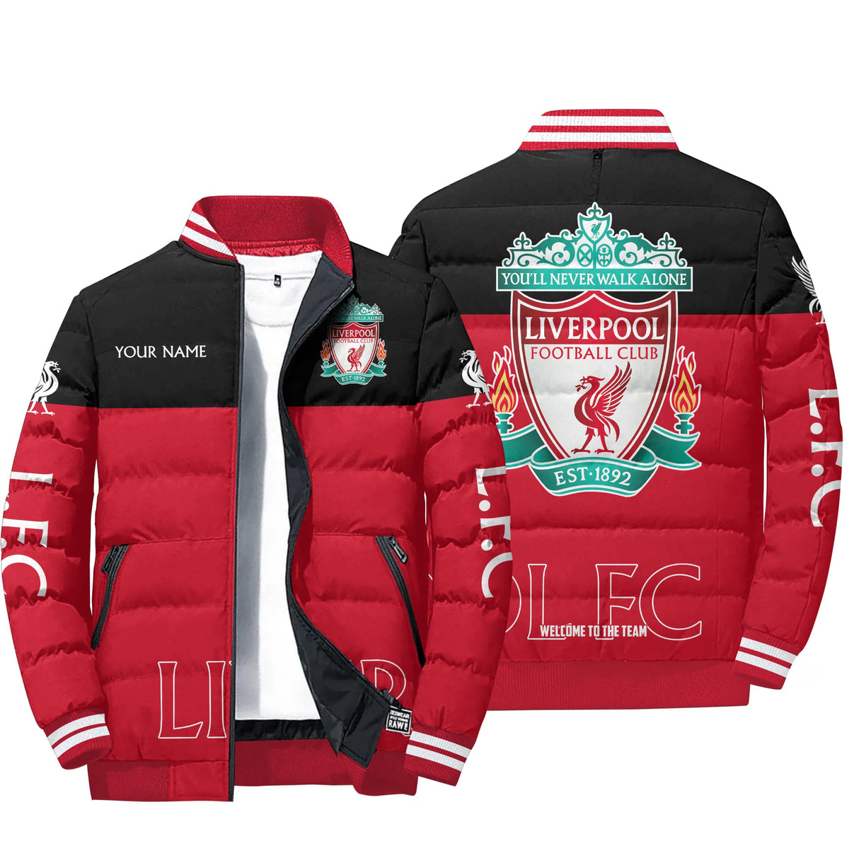 Personalized LVP Sport Puffer Jacket 3D