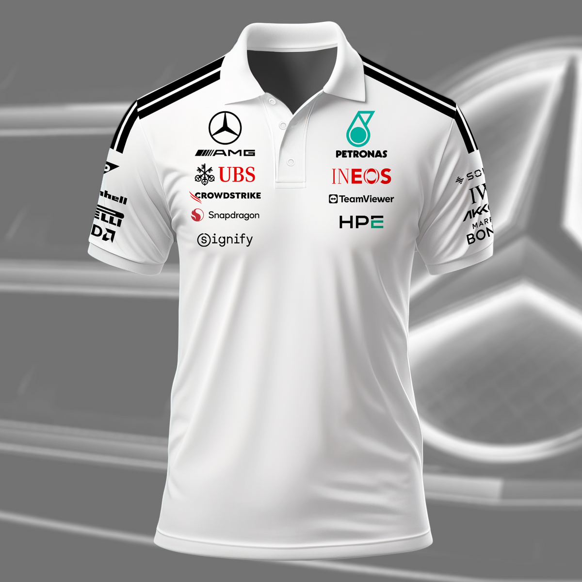 Personalized Merc Amg Petronas Sport 3D Full Printing Set ,Shirt , Hoodie , Short , Polo ,hawaii