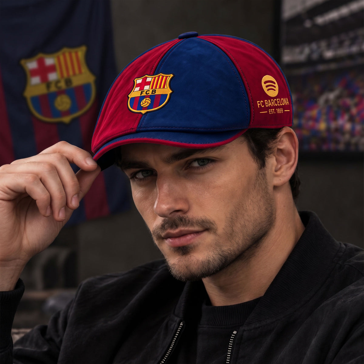 Barca FC The Alfred Ivy Cap , Flat Cap