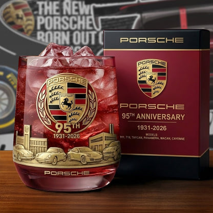 Personalized Pors 95 Years Anniversary Whisky , Pors Whiskey Glass, Holiday Gifts