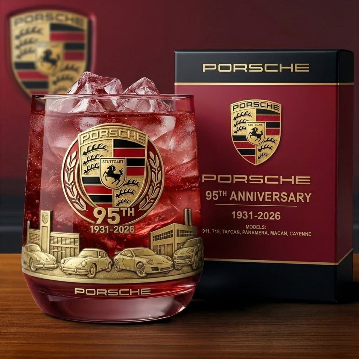 Personalized Pors 95 Years Anniversary Whisky , Pors Whiskey Glass, Holiday Gifts