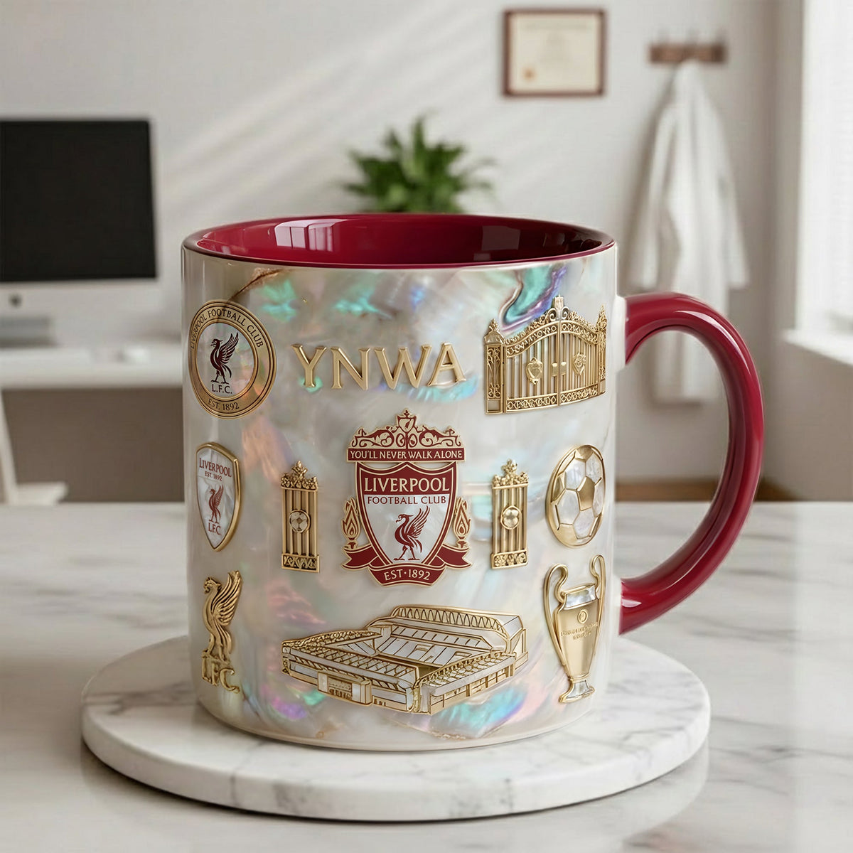 LVP FC Dream Accent Mug , Cream Mug Gifts , Holiday Gifts